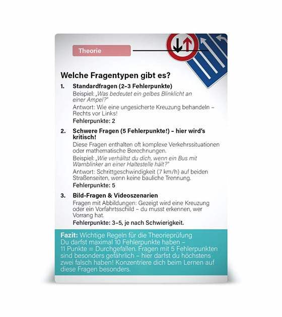 Führerschein bestehen - Blick in das Set: Welche Fragentypen gibt es?