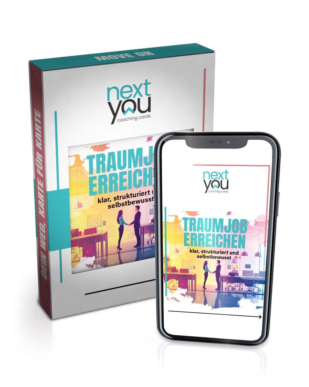 NextYou Bundle-Set: „Teamleader – vom Teammitglied zur Führungskraft“ als physisches Kartenset + PDF-Download. Ideal für angehende Führungskräfte, die flexibel lernen möchten – mit echten Karten für den Schreibtisch und digitalem Zugriff für unterwegs. Praxisnah, motivierend und perfekt für den Start in die erste Führungsrolle.
