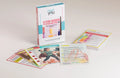 Produktfoto des NextYou Kartensets „Eltern werden – Die Betriebsanleitung 1.0“ mit Box und ausgelegten Coaching-Karten zu Geburt, Vorbereitung und humorvollen Elternmomenten.
