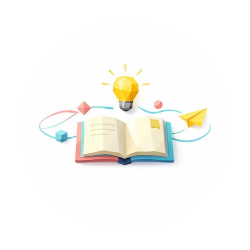 Kreativität und Ideenentwicklung Symbol – neue Gedanken strukturieren und innovative Ideen finden