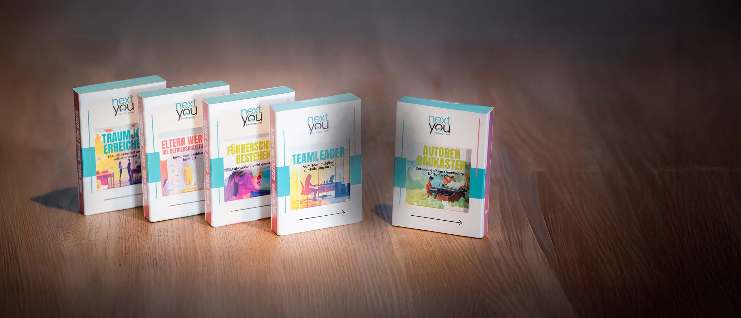 NextYou Kartensets – Weniger Bla Bla, mehr Aha. Inspirierende Karten-Sets für persönliche Weiterentwicklung, Karriere und werdende Eltern im Shop entdecken.