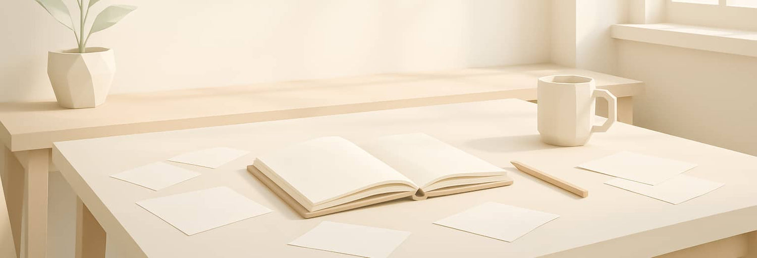 Blog Banner über kreatives Schreiben und Entwicklung eigener Geschichten