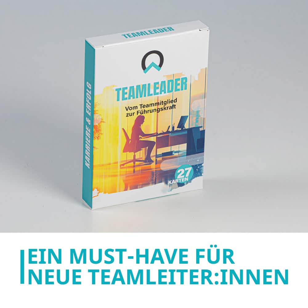 Teamleader Kartenset Must-Have für angehende und bestehende Führungskräfte – Coaching Karten zur Stärkung von Leadership Skills, Teamführung und persönlicher Weiterentwicklung als Teamleiter:in
