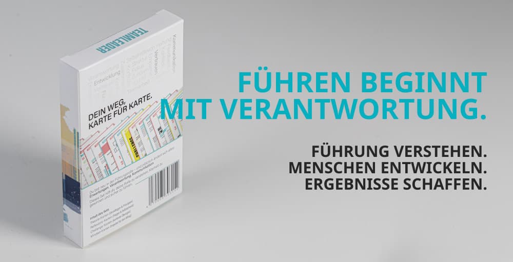 Teamleader Kartenset Rückseite – Impulskarten für Führungskräfte und Teamleitung