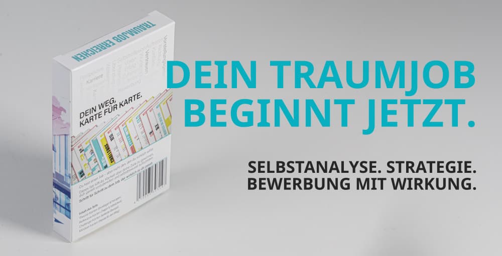Traumjob erreichen Kartenset Rückseite – Coaching-Karten zur Karriereplanung und Berufsorientierung
