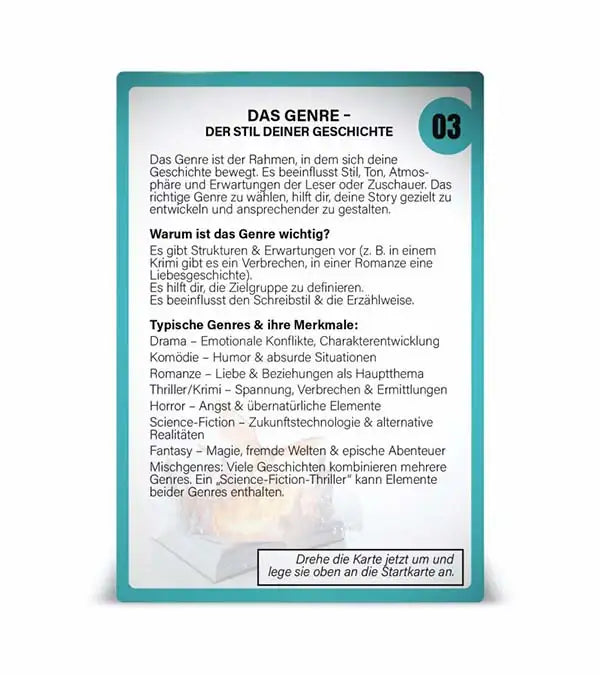 autoren-baukasten_Set-Karte: Das Genre - Der Sil deiner Geschichte