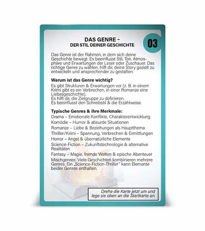autoren-baukasten_Set-Karte: Das Genre - Der Sil deiner Geschichte
