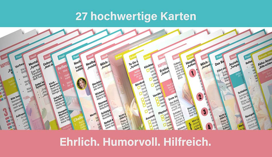 27 Coaching-Karten für Eltern – humorvoll, ehrlich und alltagstauglich durch den Start mit Baby