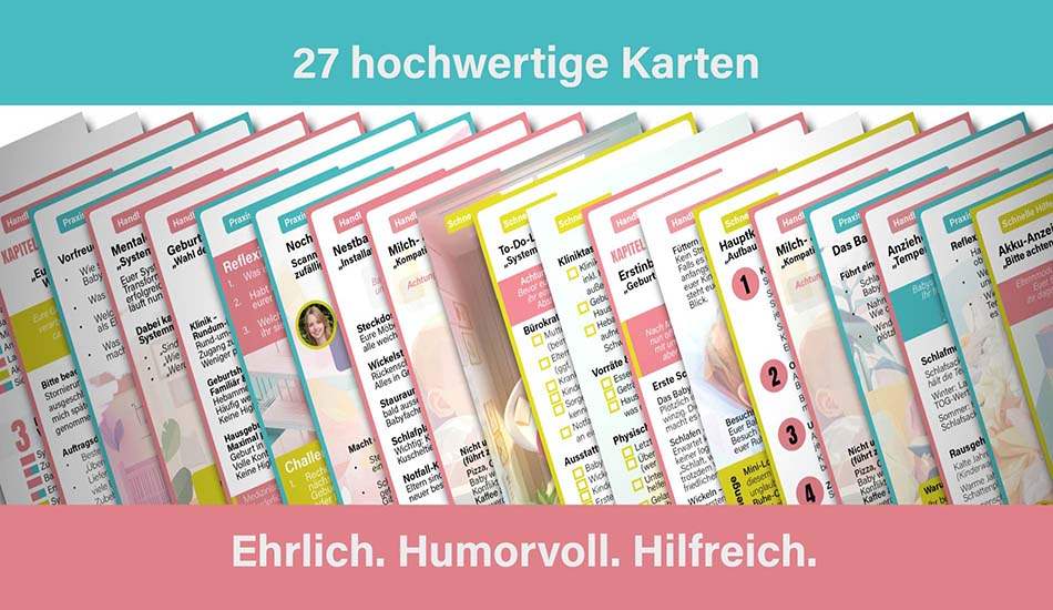 27 Coaching-Karten für Eltern – humorvoll, ehrlich und alltagstauglich durch den Start mit Baby