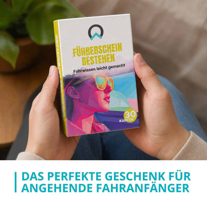 Führerschein bestehen Kartenset von nextyou als Geschenk für Fahranfänger – Lernkarten zur Vorbereitung auf die Theorieprüfung mit Tipps, Verkehrsregeln und Unterstützung für mehr Sicherheit in der Fahrschule