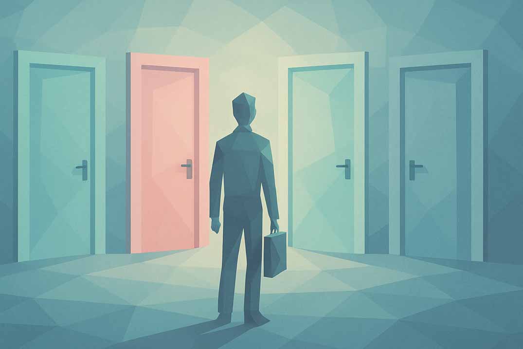 Karriere Mindset Symbol – erfolgreich denken und handeln im Beruf