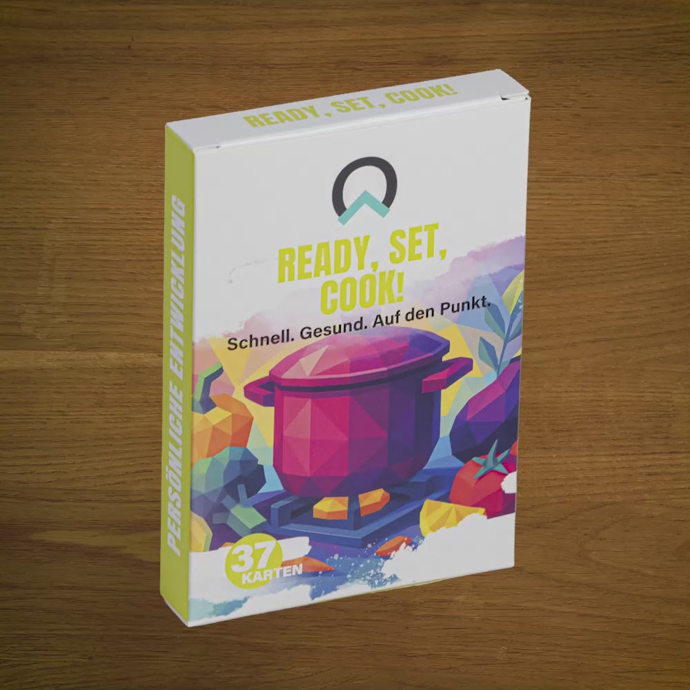 Ready, Set, Cook!: Ready, Set, Cook!: Video-Vorschau des nextyou Kartensets mit vegetarischen Rezepten, Ernährungstipps und gesunden Basics für den Küchenalltag