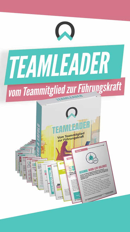 nextyou Teamleader Kartenset für neue Führungskräfte mit praktischen Karten zu Leadership, Kommunikation, Mitarbeiterführung und Teammanagement