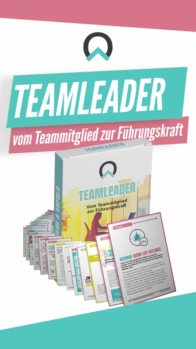 nextyou Teamleader Kartenset für neue Führungskräfte mit praktischen Karten zu Leadership, Kommunikation, Mitarbeiterführung und Teammanagement
