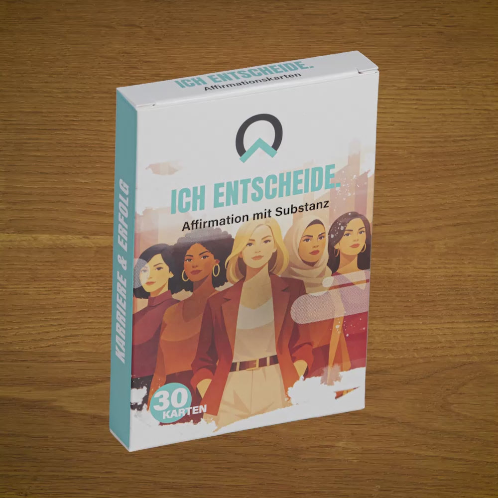 Ich entscheide – Affirmationskarten: Video-Einblick in das nextyou Set für Frauen mit Affirmationen zu Selbstbewusstsein, Grenzen setzen und klarem Handeln