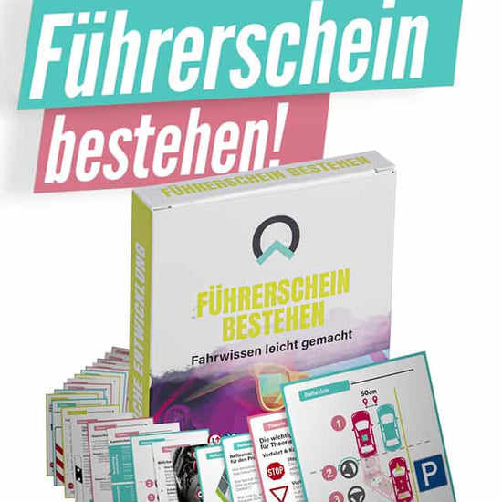 nextyou Führerschein bestehen Kartenset für Theorieprüfung, Verkehrsregeln, Fahrprüfung und sicheres Lernen in der Fahrschule