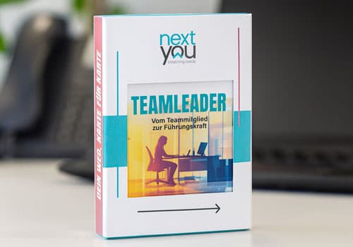 Teamleader Kartenset von nextyou für Führungskräfte – vom Teammitglied zur Führungskraft entwickeln